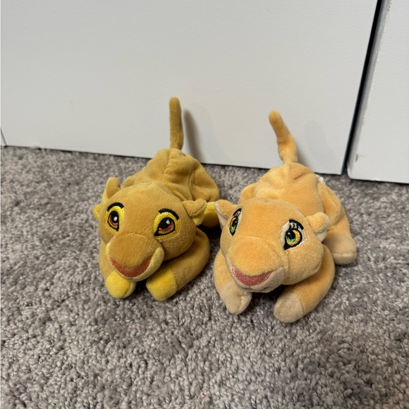 Lion King Vintage Disney Beanie Plushies - Picture 1 of 4
